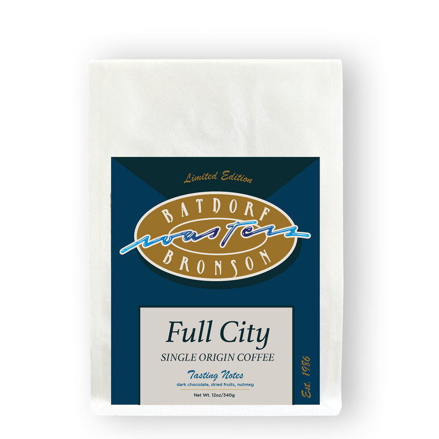 12oz bag of Full City Blend
