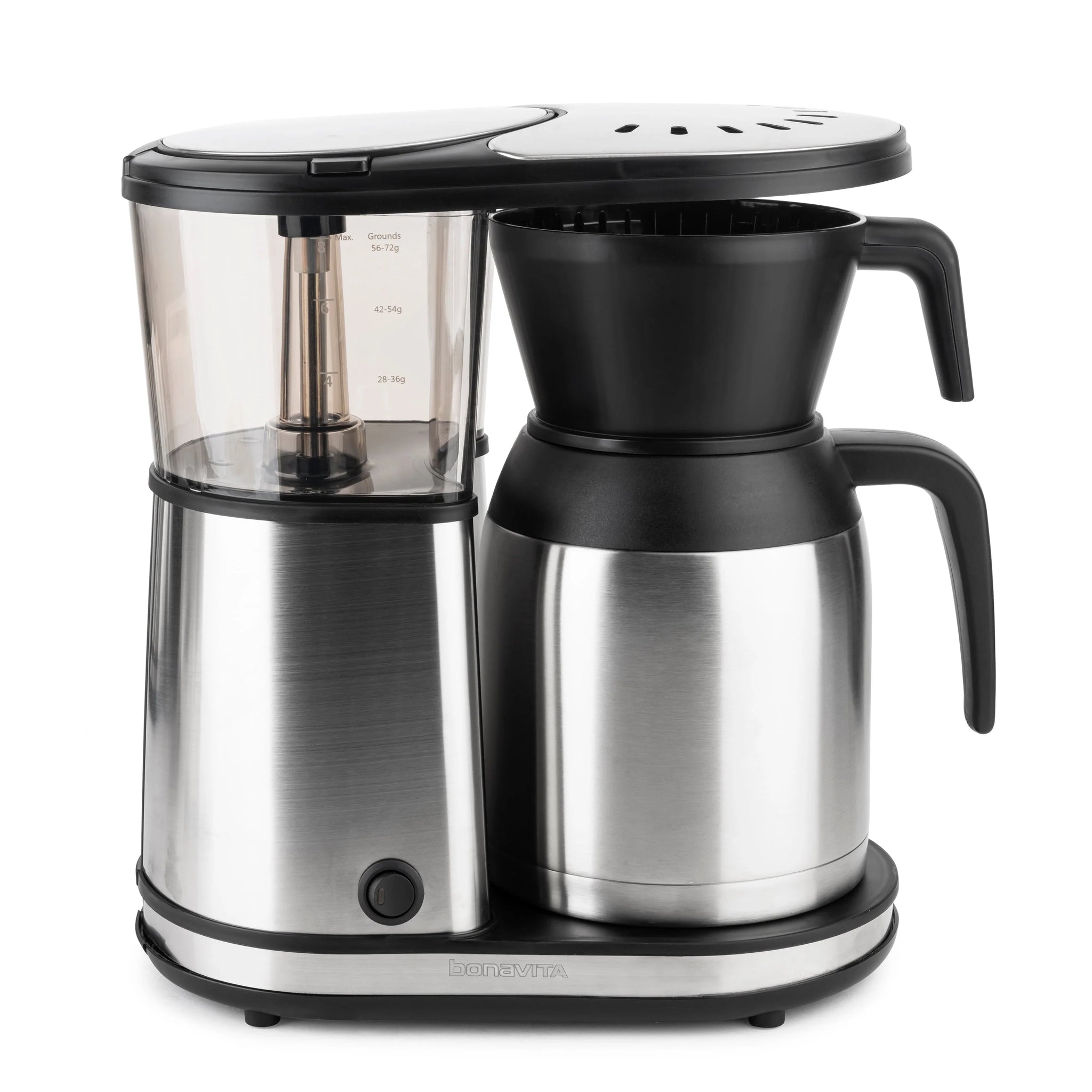 Pour Over Coffee Maker, Thermal Glass Carafe and Reusable Stainless St
