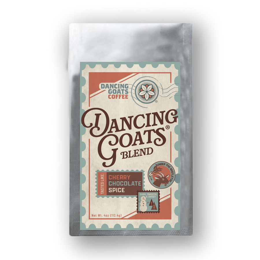 4 ounce bag of Dancing Goats blend