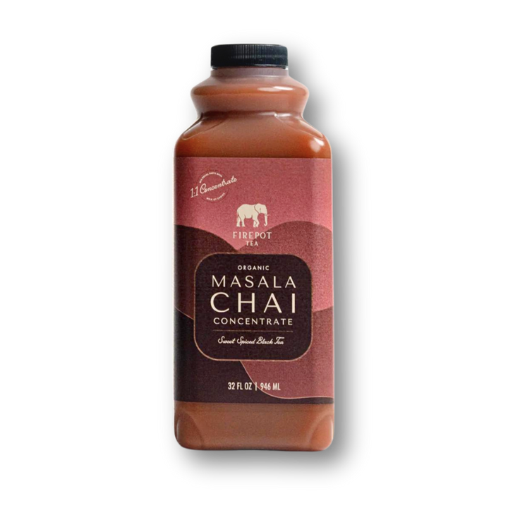 image of a 32oz bottle of masala chai concentrate